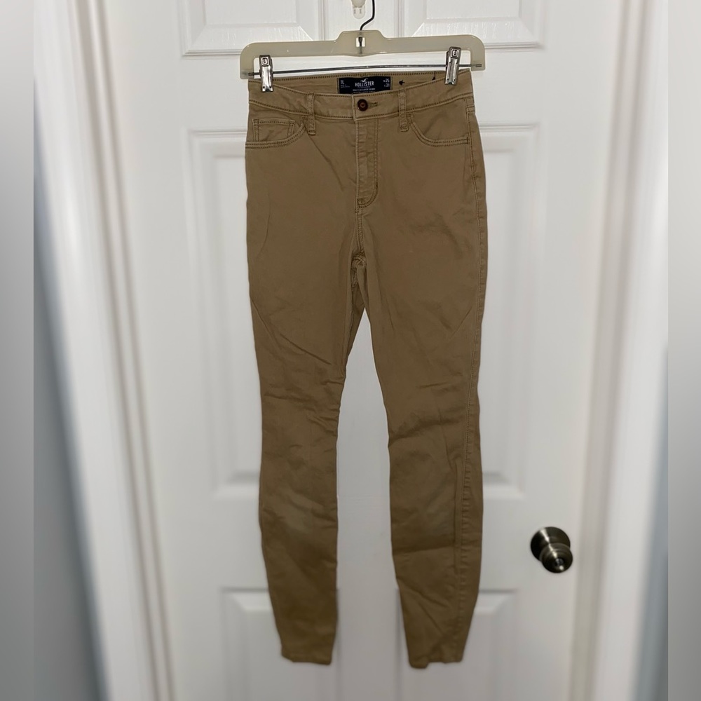 Hollister Mens Khaki Jeans